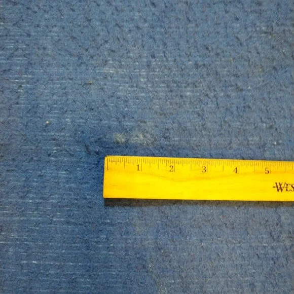 Vintage Blue Purple Acrylic Twin Blanket‎ Satin Trim 86x74 - Picture 7 of 10